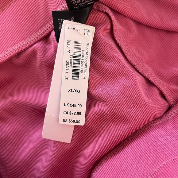 NWT! Victoria’s Secret pink colored lightweight casual lounge joggers XL - Picture 5 of 6